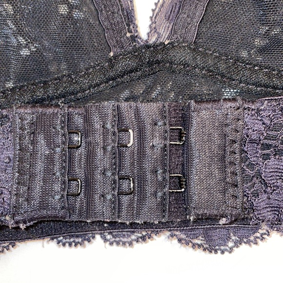 Free People 💖Bundle it!💖 Black Lace Bralette with Halter Top and 3 Hooks - Picture 3 of 4